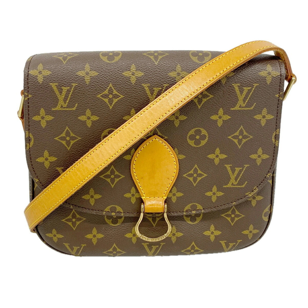 Louis Vuitton Monogram Saint Cloud GM Shoulder Bag M51242 Brown Women's